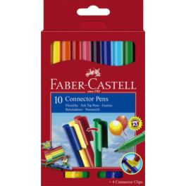 Flamastry FABER CASTELL 10kol. Connector