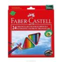 Kredki trójkątne EKO Faber Castell 24kol.