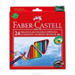 Kredki trójkątne EKO Faber Castell 24kol.