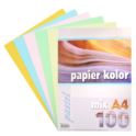 Papier XERO A4/100ark 80g KRESKA pastelowe kolory