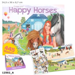 Zestaw z naklejkami TOP MODEL Create Happy Horses