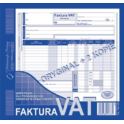 Faktura VAT 2/3 A4 pełna org+2kopie Typ: 102-X