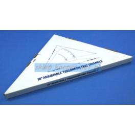 Ekierka trójkąt regulowany 60/25cm LENIAR